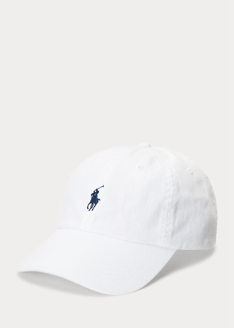 ポロ ラルフ ローレン キャップ メンズ 白 コットン チノ Baseball TIKFB8195